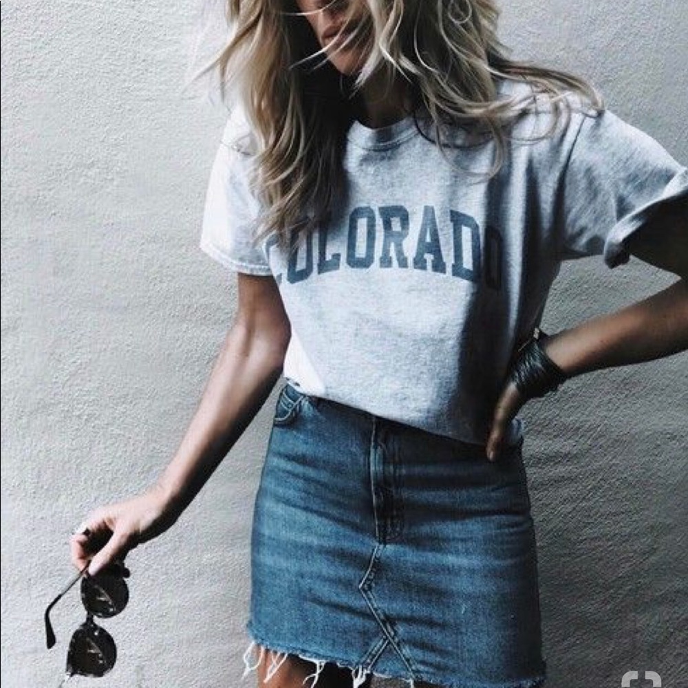 H&M denim skirt